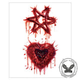 10 Pcs Halloween Horror Wound Temporary Tattoo Stickers