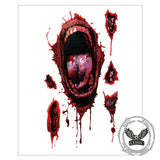 10 Pcs Halloween Horror Wound Temporary Tattoo Stickers