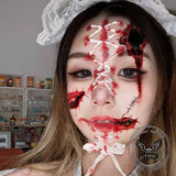 10 Pcs Halloween Horror Wound Temporary Tattoo Stickers