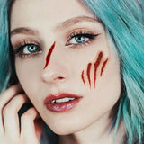 10 Pcs Spooky Wound Halloween Temporary Tattoo Stickers | Gthic.com