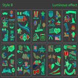 10Pcs Luminous Independence Day Tattoos Sticker | Gthic.com