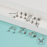 16G Arrow Titanium Alloy Piercing Ring | Gthic.com