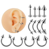 16G Arrow Titanium Alloy Piercing Ring | Gthic.com