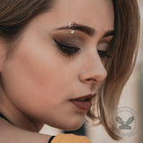 16G Arrow Titanium Alloy Piercing Ring | Gthic.com