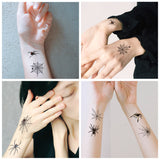 3D Scary Spider Halloween Temporary Tattoo Stickers | Gthic.com
