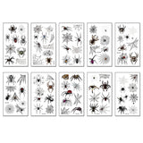 3D Scary Spider Halloween Temporary Tattoo Stickers | Gthic.com