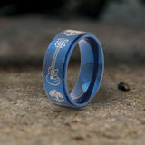 Viking Tree of Life Guitar Stainless Steel Ring