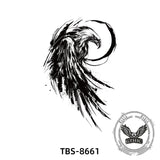 4 Pcs Flying Eagle Temporary Tattoo Stickers