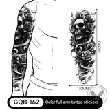 24 pegatinas de tatuajes temporales de Halloween para heridas.