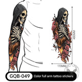 24 pegatinas de tatuajes temporales de Halloween para heridas.