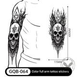 24 pegatinas de tatuajes temporales de Halloween para heridas.