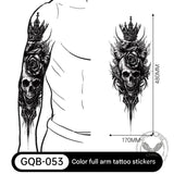 24 pegatinas de tatuajes temporales de Halloween para heridas.