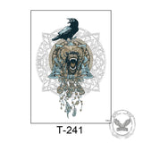 6 Pcs Colorful Vivid Animal Temporary Tattoo Stickers | Gthic.com