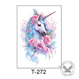 24 pegatinas de tatuajes temporales de Halloween para heridas.