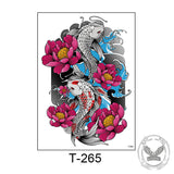 24 pegatinas de tatuajes temporales de Halloween para heridas.