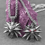 Wild Hunt Wolf Head Stainless Steel Pendant