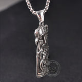 Viking Odin Portrait Warrior Stainless Steel Pendant