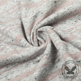 American-Style Letter Print Striped Long Sleeve Top