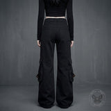 American-Style Slight-Flare Multi-Pocket Pants | Gthic.com