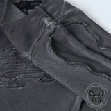 American Deconstructed V-Shaped Hem Slim Top