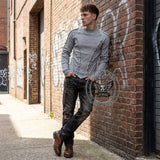 American Deconstructed V-Shaped Hem Slim Top | Gthic.com