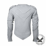 American Deconstructed V-Shaped Hem Slim Top