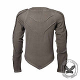 American Deconstructed V-Shaped Hem Slim Top