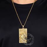 American Flag Bald Eagle Stainless Steel Pendant | Gthic.com