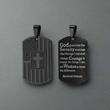 American Flag Cross Military Brand Stainless Steel Pendant | Gthic.com