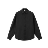 American Loose Lapel Old Money Style Linen Shirt
