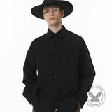 American Loose Lapel Old Money Style Linen Shirt | Gthic.com