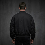 American Loose Solid Color Dropped Shoulders Jacket | Gthic.com