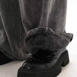 Vintage Street Washed Ripped Hooded Jacket And Pants