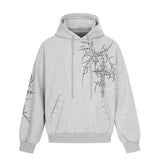 American Retro Gothic Cross Loose Hoodie Sweatpants Set