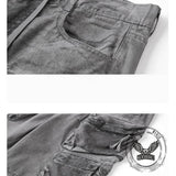 American Retro Loose Multi-Pocket Cargo Shorts
