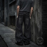 American Street Loose Wide-Leg Scimitar Jeans | Gthic.com