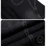 Pantalon Punk Homme en Coton Imprimé Crâne Patch