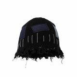 American Street Patch Design Ripped Beggar Hat | Gthic.com