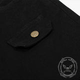 American Style Multi-Pocket Slim Fit Flared Overalls