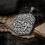 Ancient Egyptian Eye of Horus Stainless Steel Pendant | Gthic.com