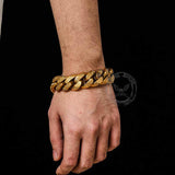 Ancient Egyptian Hieroglyphics Stainless Steel Bracelet