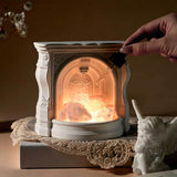 Angel Fireplace Crystal Aromatherapy Night Light Figurine | Gthic.com