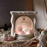 Angel Fireplace Crystal Aromatherapy Night Light Figurine | Gthic.com