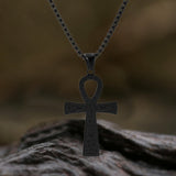 Ankh Cross Ancient Egyptian Symbol Stainless Steel Pendant | Gthic.com