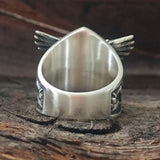 Archangel Michael Demon Slayer Sterling Silver Knight Ring