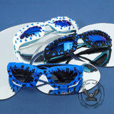 Avant-Garde Full-Frame Drip Glue PC Sunglasses | Gthic.com