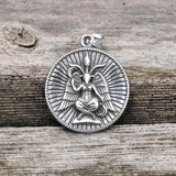 Baphomet Goat Stainless Steel Satanic Pendant | Gthic.com