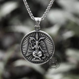 Baphomet Goat Stainless Steel Satanic Pendant | Gthic.com