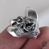 Beerus Cat Head Sterling Silver Pendant | Gthic.com