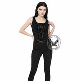 Black Bandage Gothic Tank Tops | Gthic.com